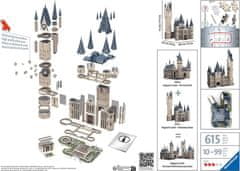 Ravensburger 3D sestavljanka Harry Potter: Hogwarts, Astronomski stolp 615 kosov