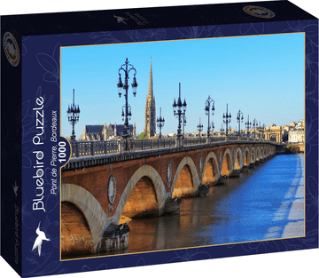 BLUEBIRD Puzzle Kamniti most, Bordeaux 1000 kosov