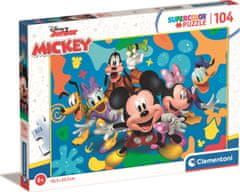 Clementoni Sestavljanka Mickey in prijatelji 104 kosov