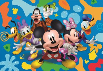 Clementoni Sestavljanka Mickey in prijatelji 104 kosov