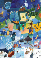 Libellud Puzzle Dixit Collection: Blue Mishmash 1000 kosov