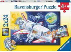 Ravensburger Vesoljsko potovanje Puzzle 2x24 kosov