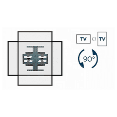 Gembird Nosilec za LCD TV WM-80STR-01 40"-80"