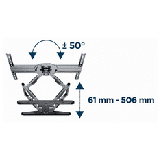 Gembird Nosilec za LCD TV WM-80STR-01 40"-80"