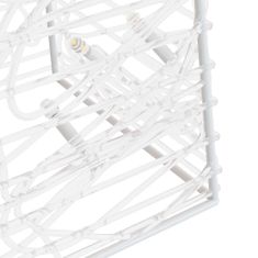 Vidaxl Set akrilnih okrasnih LED stožcev hladno beli 60/90/120 cm