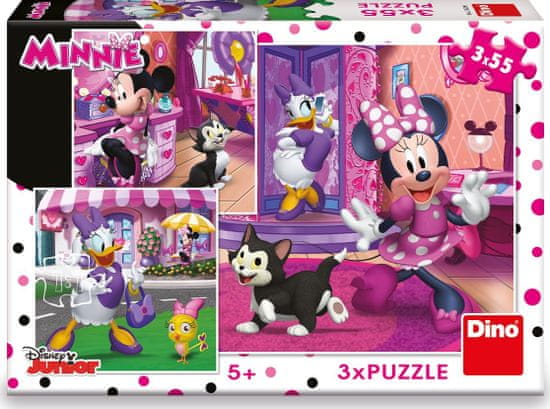 Dino Puzzle Day with Minnie 3x55 kosov