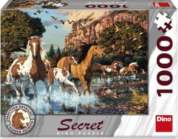 Dino Puzzle Secret Collection: Konji 1000 kosov