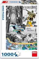 Dino Puzzle Barcelona - kolaž iz 1000 kosov
