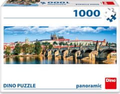 Dino Panoramska sestavljanka Praški grad, Češka republika 1000 kosov