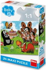 Puzzle Mole: Rojstni dan MAXI 24 kosov