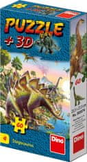 Dinozavri Puzzle: Stegosaurus 60 kosov