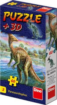 Dino Dinozavri Puzzle: Parasaurolophus 60 kosov