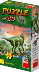 Dinozavri Puzzle: Iguanodon 60 kosov