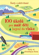 100 nalog za majhne otroke (ne samo) za vlak - škatla + marker + 50 kartic
