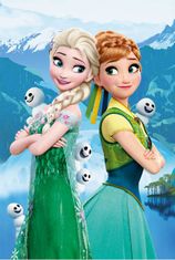 Dino Puzzle Disneyjeve pravljice: Anna in Elsa 54 kosov