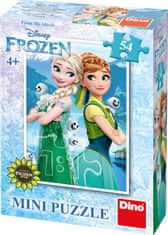 Dino Puzzle Disneyjeve pravljice: Anna in Elsa 54 kosov