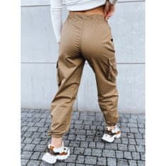 Dstreet Ženske hlače MIRI rjave barve uy1680 s44