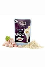 Nuevo mačji žepek Light Piščanec z rižem 85g