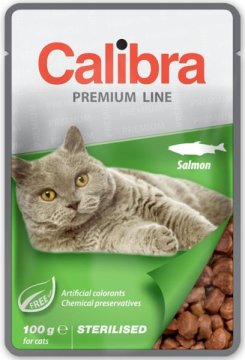 Calibra Catkapsa Premium Steriliziran losos 100g