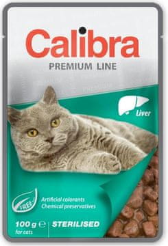 Calibra Catkapsa Premium Sterilizirana jetra 100g