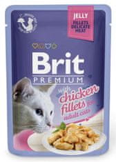 Brit Premium Cat Delicate Fillets in Jelly s piščancem - 85 g