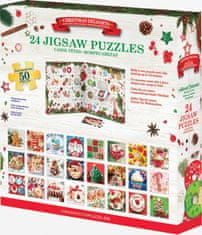 EuroGraphics Puzzle adventni koledar: božične dobrote 24x50 kosov