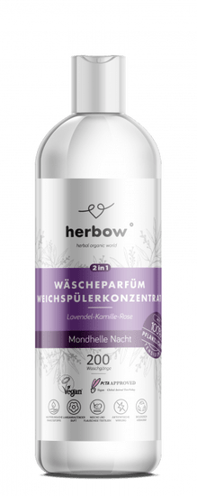 HERBOW Parfum / koncentrirani mehčalec za perilo 2v1 MOONLIT NIGHT, za 200 pranj