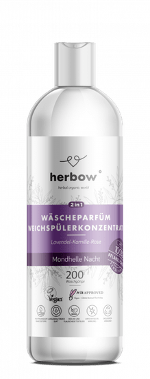 HERBOW Parfum / koncentrirani mehčalec za perilo 2v1 MOONLIT NIGHT, za 200 pranj