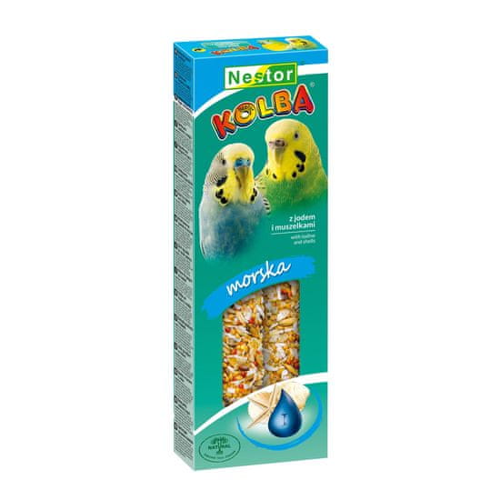 Nestor Palčka za papige z jodom in školjkami 2 kom 85g