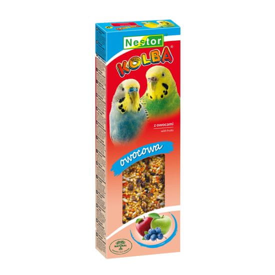 Nestor Paličica za papige s sadjem 2 kom 85g