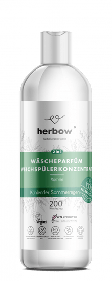 HERBOW Parfum / koncentrirani mehčalec za perilo 2v1 SUMMER RAIN, za 200 pranj