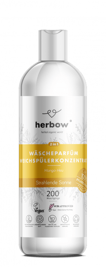 HERBOW Parfum / koncentrirani mehčalec za perilo 2v1 RADIANT SUN, za 200 pranj
