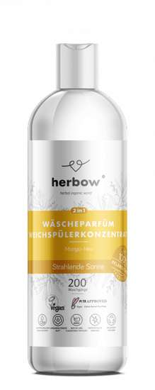 HERBOW Parfum / koncentrirani mehčalec za perilo 2v1 RADIANT SUN, za 200 pranj