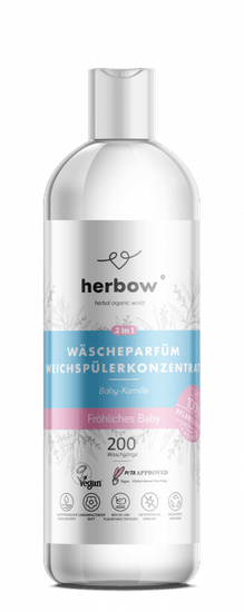 HERBOW Parfum / koncentrirani mehčalec za perilo 2v1 BABY, za 200 pranj