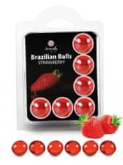 Secret Play BRAZILSKE KROGLICE Secret Play Strawberry 6/1