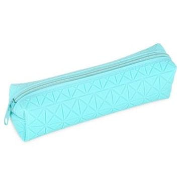 Spokey EASY Flow Silikonski etui za šolske potrebščine, turkizni