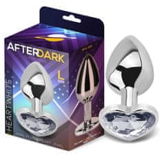 After Dark ANALNI ČEP After Dark Heart White (L)