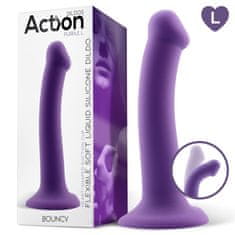 Action DILDO Action Bouncy Hiper Flexible Purple 7,5''
