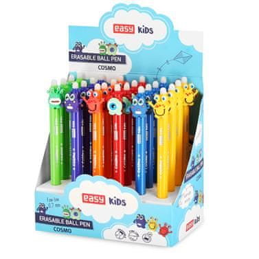 EASY Kids COSMO Gumijasto pisalo, modro polnilo, 0,7 mm, 24 kosov v pakiranju, mešanica vzorcev
