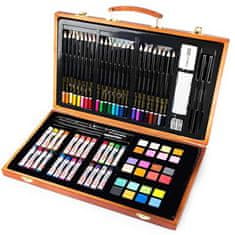 Spokey EASY Creative Ustvarjalni likovni set, 87 kosov