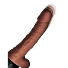 King Cock Plus TOPLOTNI VIBRATOR King Cock Plus Triple Threat Brown