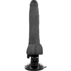 Basecock VIBRATOR BaseCock Realistic Bendable Black 18,5 cm