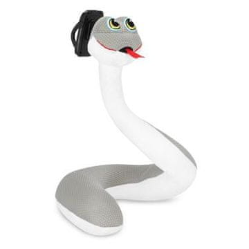 Spokey SERPENTE Otroški potovalni vzglavnik v obliki kače z držalom za telefon