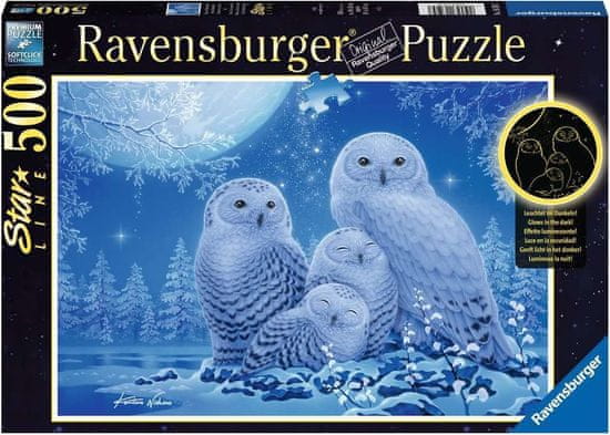 Ravensburger Sestavljanka sova 500 kosov