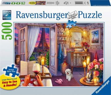 Ravensburger Uganka Udobna mesta: Kopalnica v Parizu XXL 500 kosov