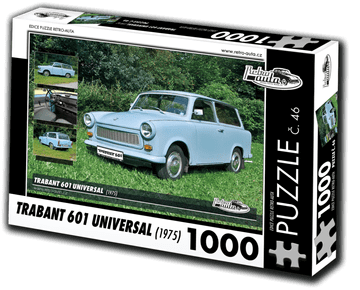 RETRO-AUTA Puzzle št. 46 Trabant 601 Universal (1975) 1000 kosov