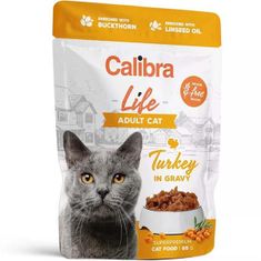 Calibra Kapsule Cat Life. Odrasli puran v omaki 85 g