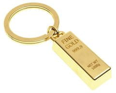 Obesek za ključe Metalmorphose - Golden Brick