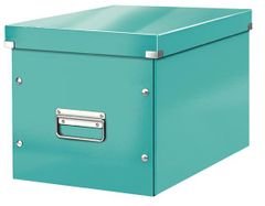Leitz Click&Store kvadratna škatla, velikost L (A4), ledeno modra