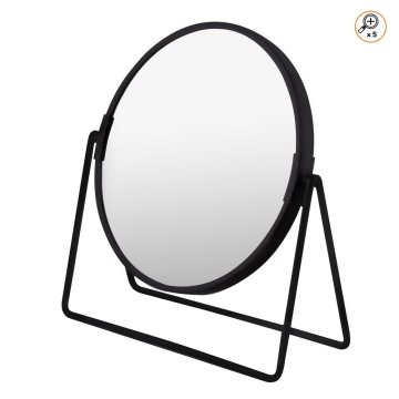 AWD Kozmetično ogledalo ¤17cm 5x povečava na stojalu 1468